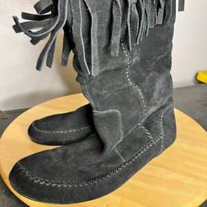 Rampage Moccasin Boot Black Size 10